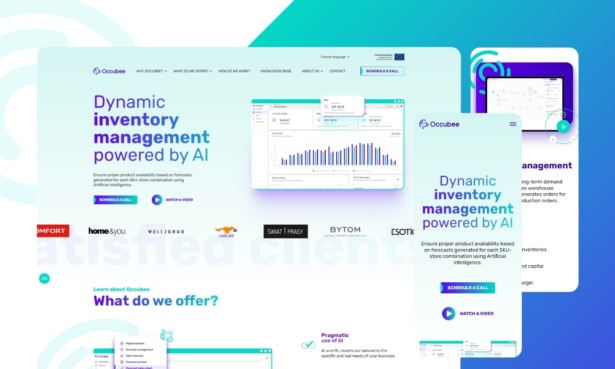 Occubee.com - inventory management SaaS powered by AI: a complex product with a thoughtful funnel
