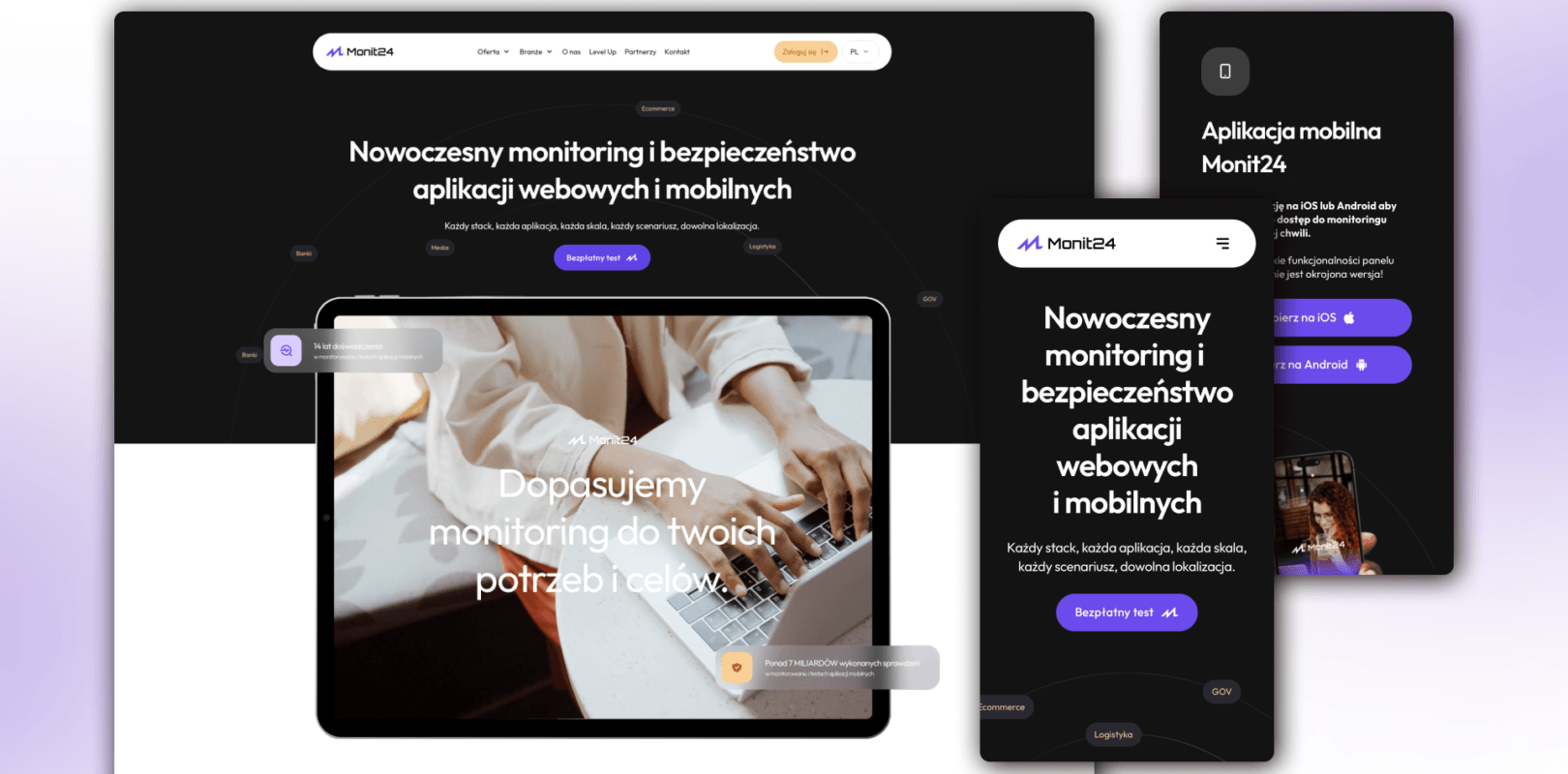 Monit24.pl - unique know-how with new brand and website